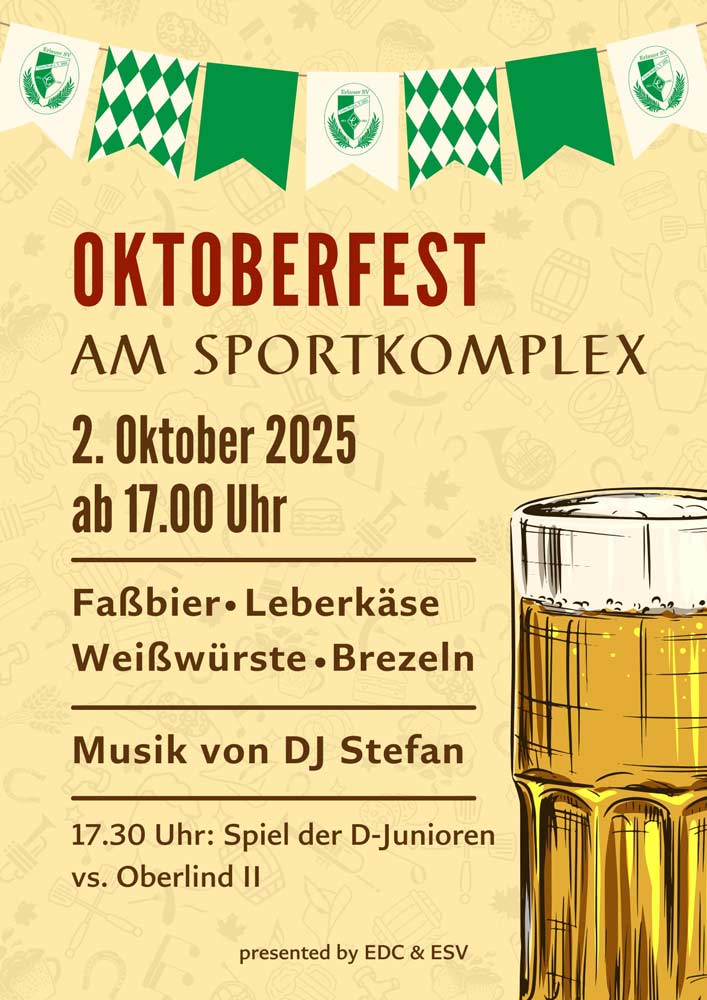 Flyer Oktoberfest am Sportkomplex