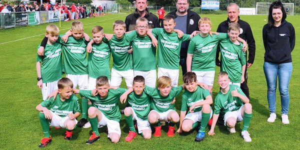 Gruppenbild D-Junioren der Abteilung Fußball