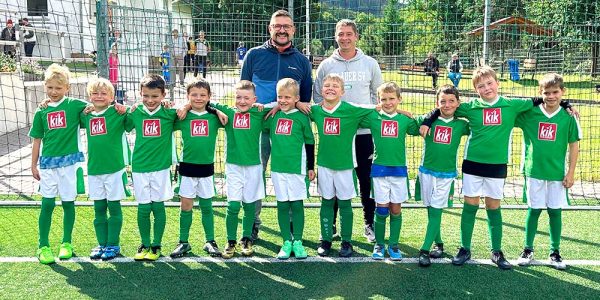 Gruppenbild F-Junioren der Abteilung Fußball